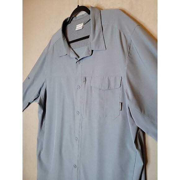 Columbia Men's Omni Shield Advanced Repellency Long Sleeve Fishing Shirt Sz XXL - Picture 2 of 13